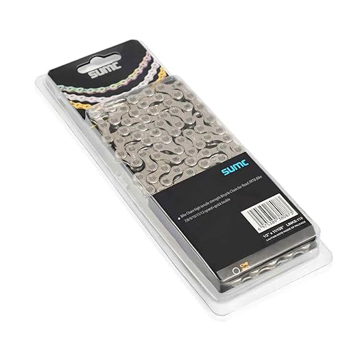 Bike Chain 116 Links 1/2”X3/32” for 6/7/8-Speed TE35