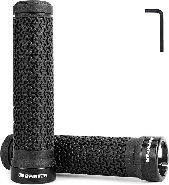 Black Bike Handlebar Grips TE2