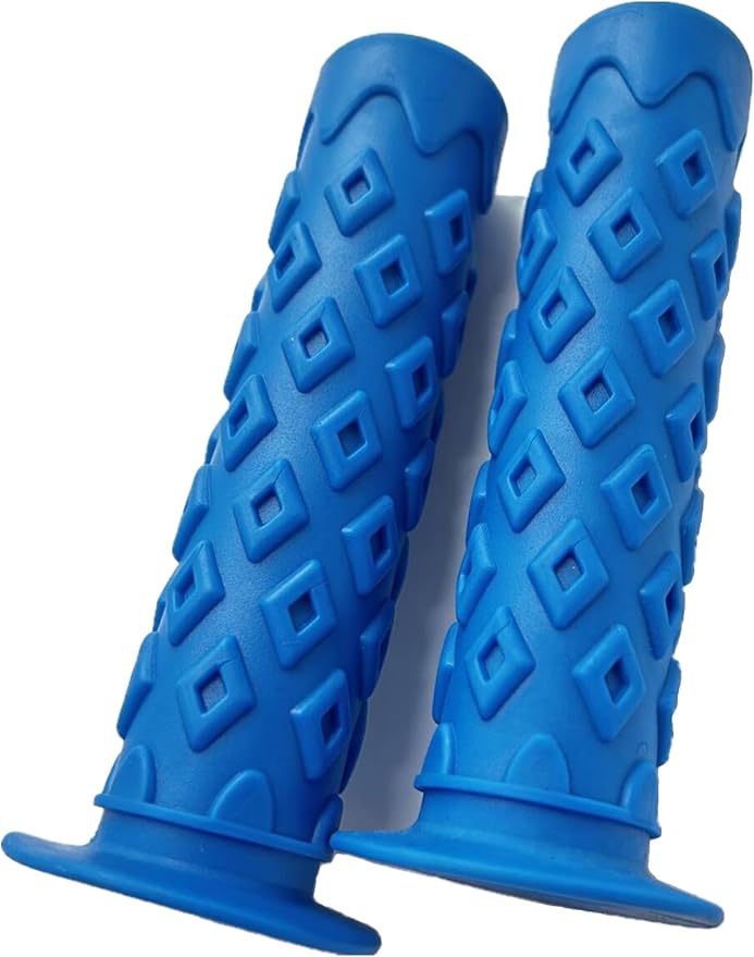 Blue Bike Handlebar Grips TE3 - Image 2