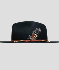 Classic Men's Felt Black Fedora Hat