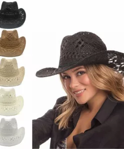 Rustic Elegance Straw Cowboy Hat