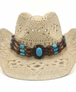 Rustic Elegance Straw Cowboy Hat