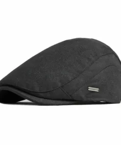Stylish Solid Color Wool Flat Cap