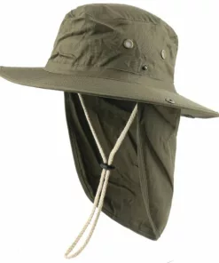 Summer Boonie Hats With Neck Flap Bucket Cap