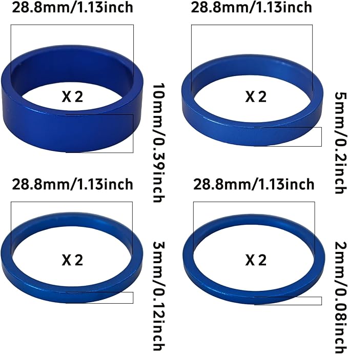 Runseaway Bicycle Headset Spacers TE47 - Image 2
